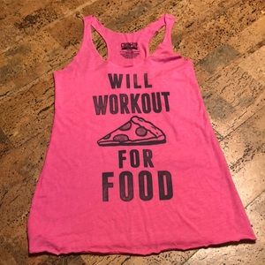 Pink Women’s Chin Up Apparel Workout Tank Top